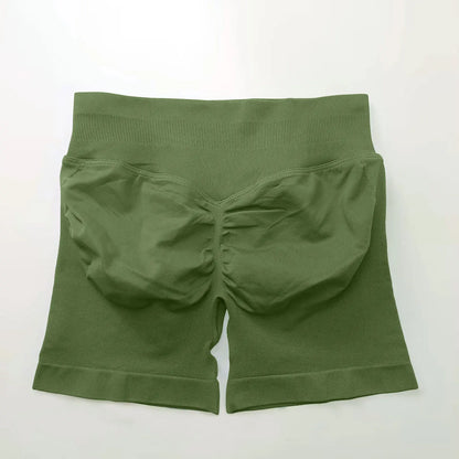Seamless Shorts 4.5" Gym Shorts Woman Scrunch Butt Fitness Sports Short Workout Seamless Leggings Running Yoga bottoms