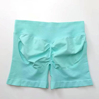 Seamless Shorts 4.5" Gym Shorts Woman Scrunch Butt Fitness Sports Short Workout Seamless Leggings Running Yoga bottoms