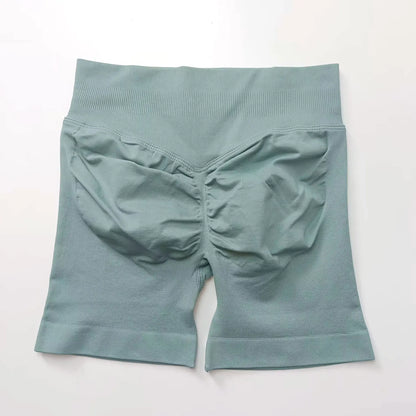 Seamless Shorts 4.5" Gym Shorts Woman Scrunch Butt Fitness Sports Short Workout Seamless Leggings Running Yoga bottoms